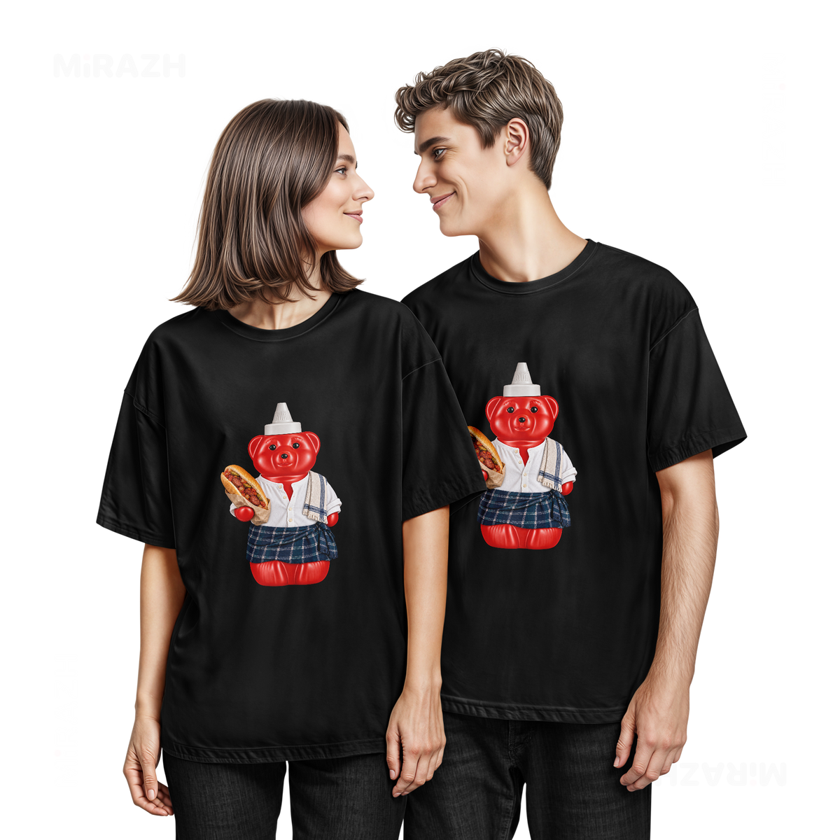 SosKhersiBandari Couple T Shirt 05 Black