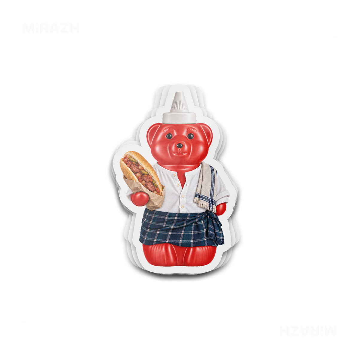 SosKhersiBandari Die Cut Outdoor Sticker 01 Clear