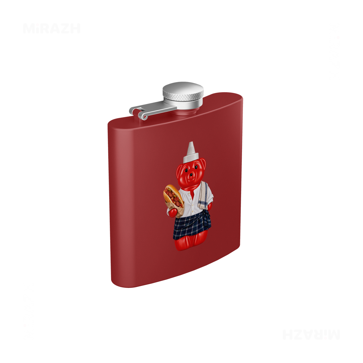 SosKhersiBandari Hip Flasks 03 Red