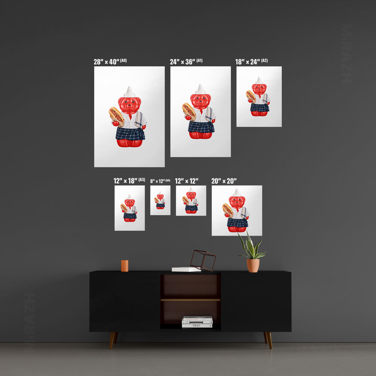SosKhersiBandari Metallic Print 05 Aluminum