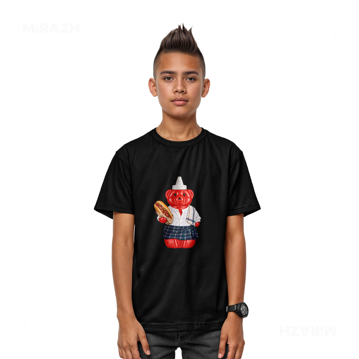 SosKhersiBandari Youth T Shirt 03 Black