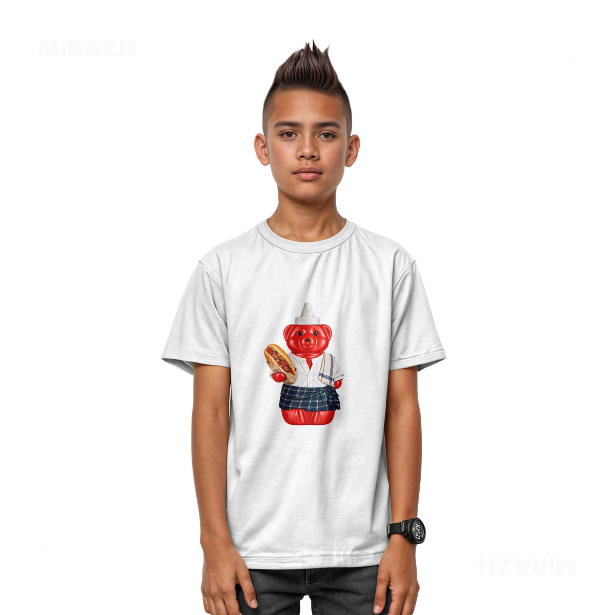 SosKhersiBandari Youth T Shirt 03 White