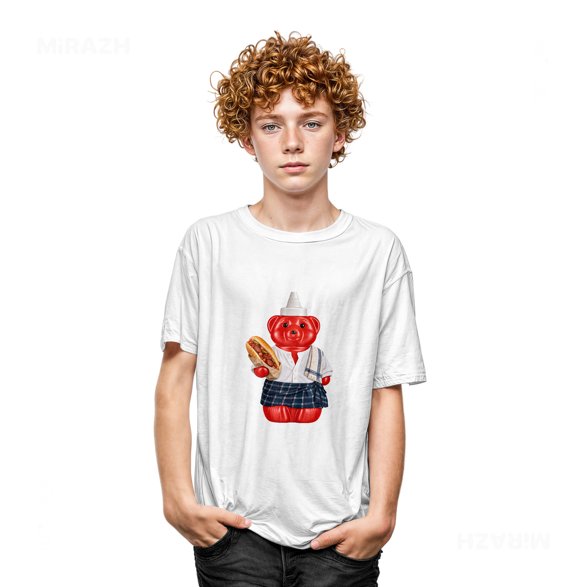 SosKhersiBandari Youth T Shirt 05 White