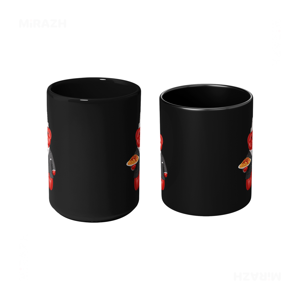 SosKhersiMakaroni Ceramic Mug 09 Black