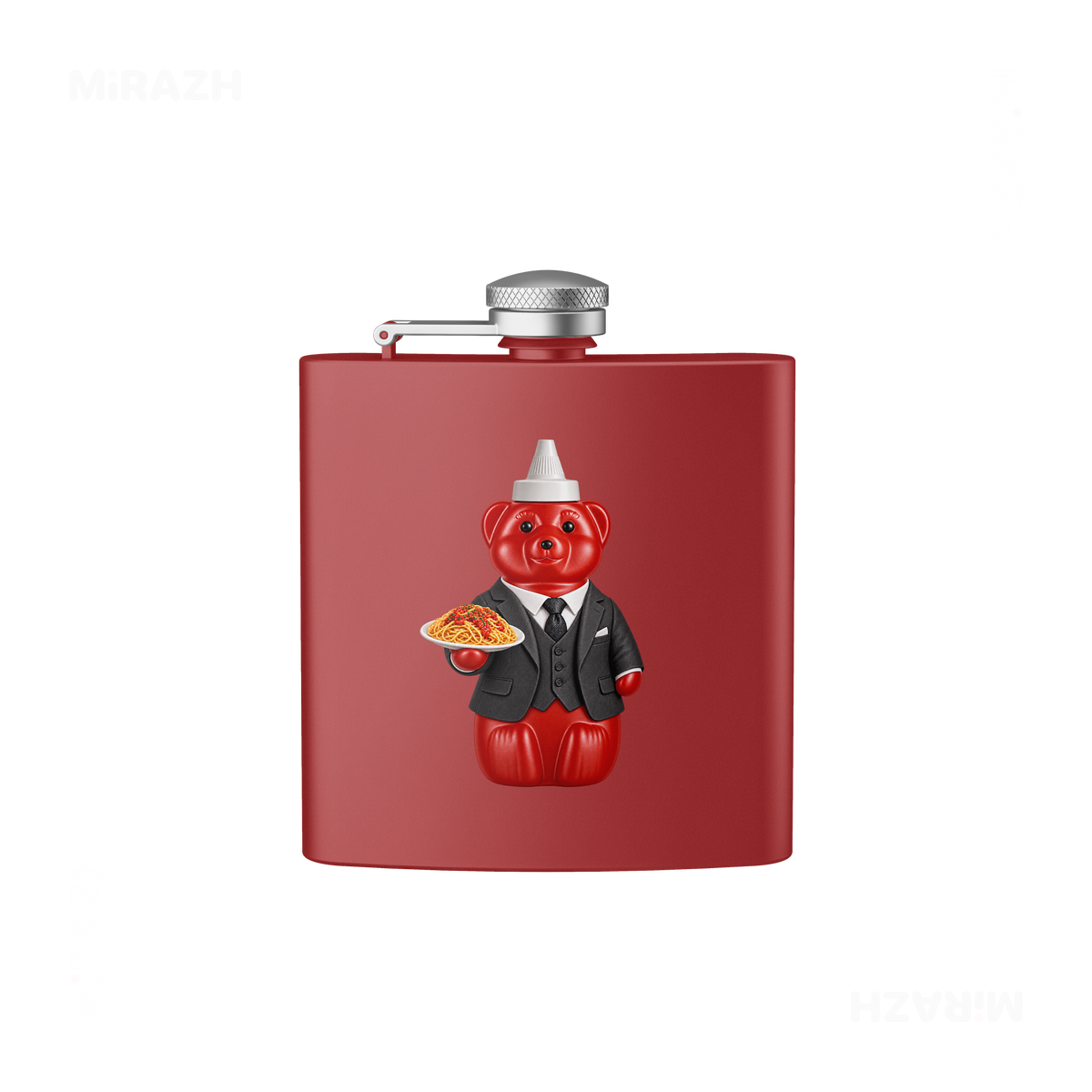 SosKhersiMakaroni Hip Flasks 01 Red