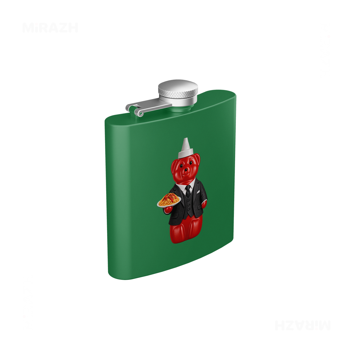 SosKhersiMakaroni Hip Flasks 03 Green