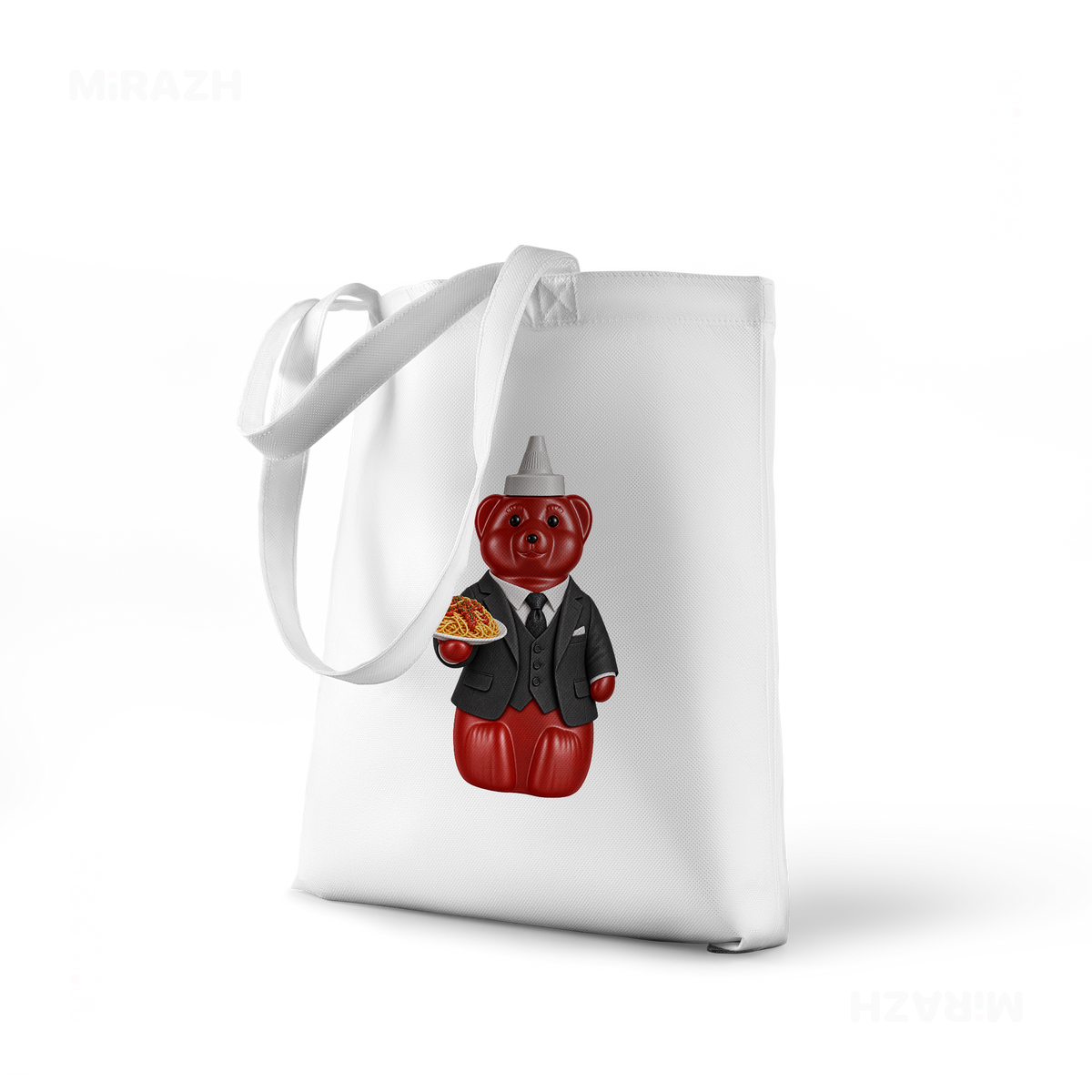 SosKhersiMakaroni Tote Bags 01 White