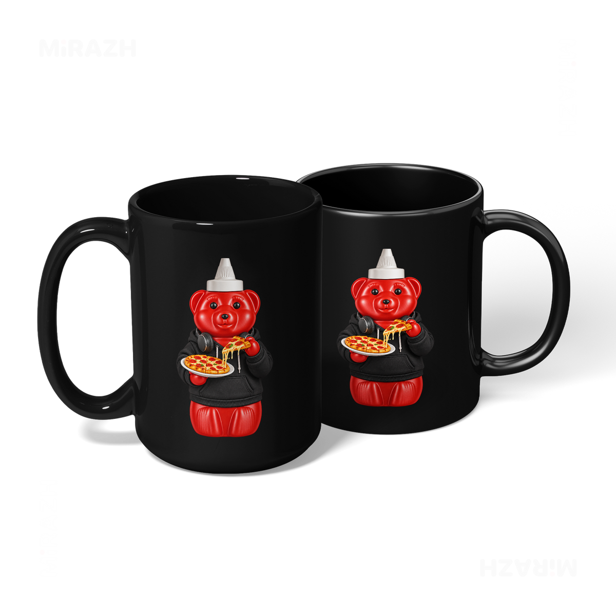 SosKhersiPizza Ceramic Mug 08 Black