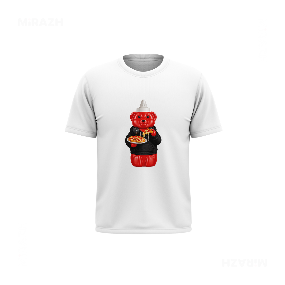 SosKhersiPizza Couple T Shirt 03 White