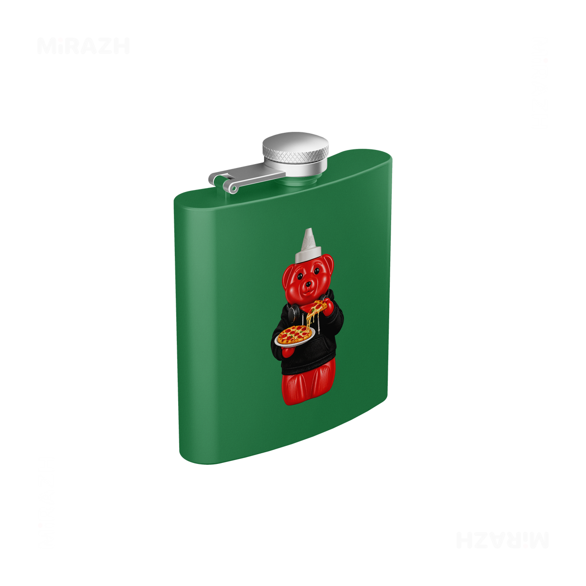 SosKhersiPizza Hip Flasks 03 Green