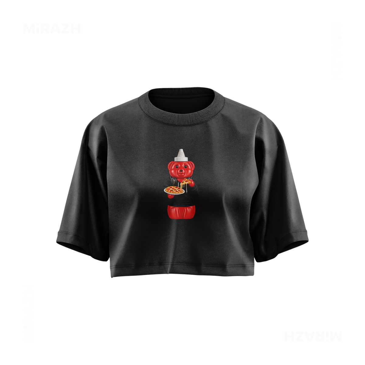 SosKhersiPizza Over Sized Crop Top 01 Faded Black