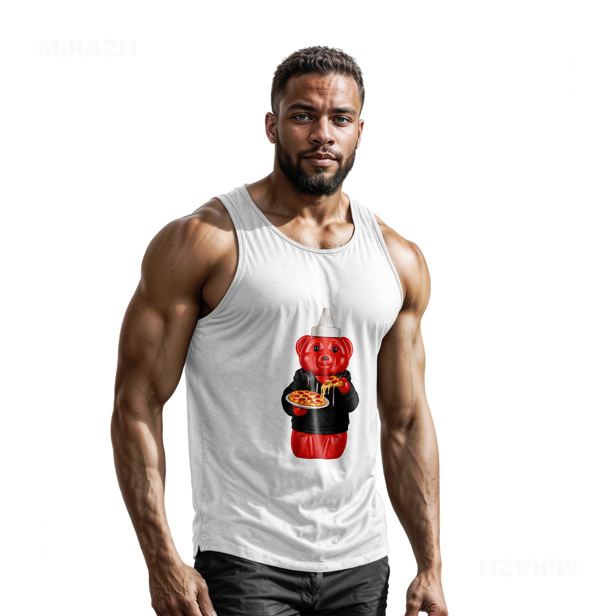 SosKhersiPizza Tank Tops 02 White