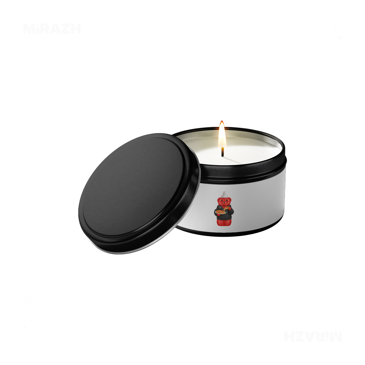 SosKhersiPizza Tin Candle 01 Black