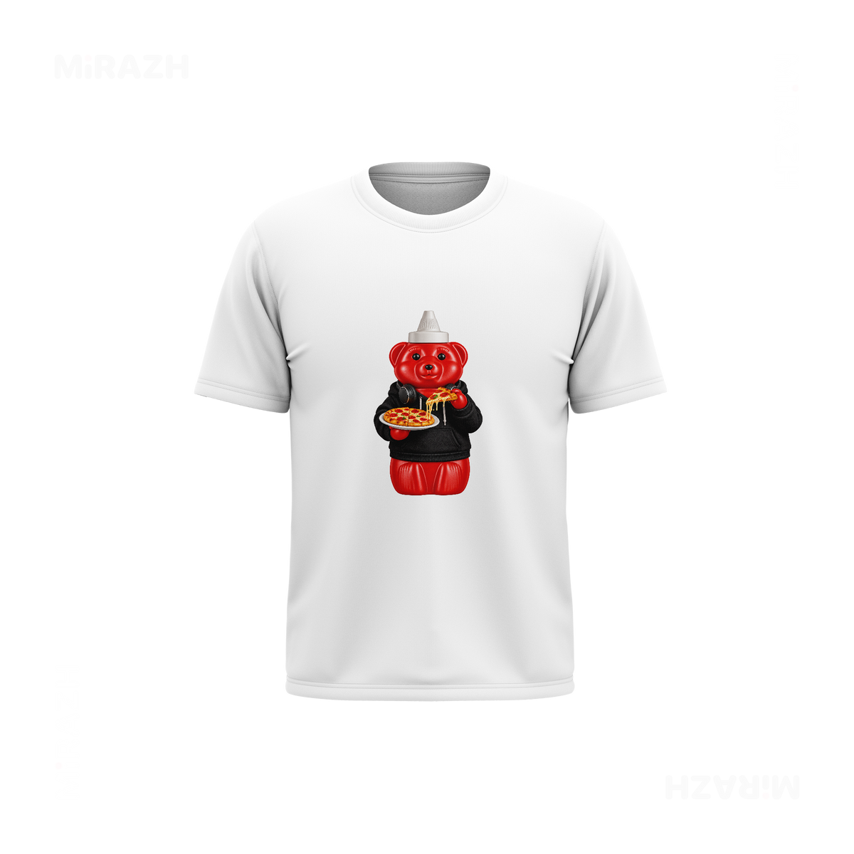 SosKhersiPizza Youth T Shirt 01 White