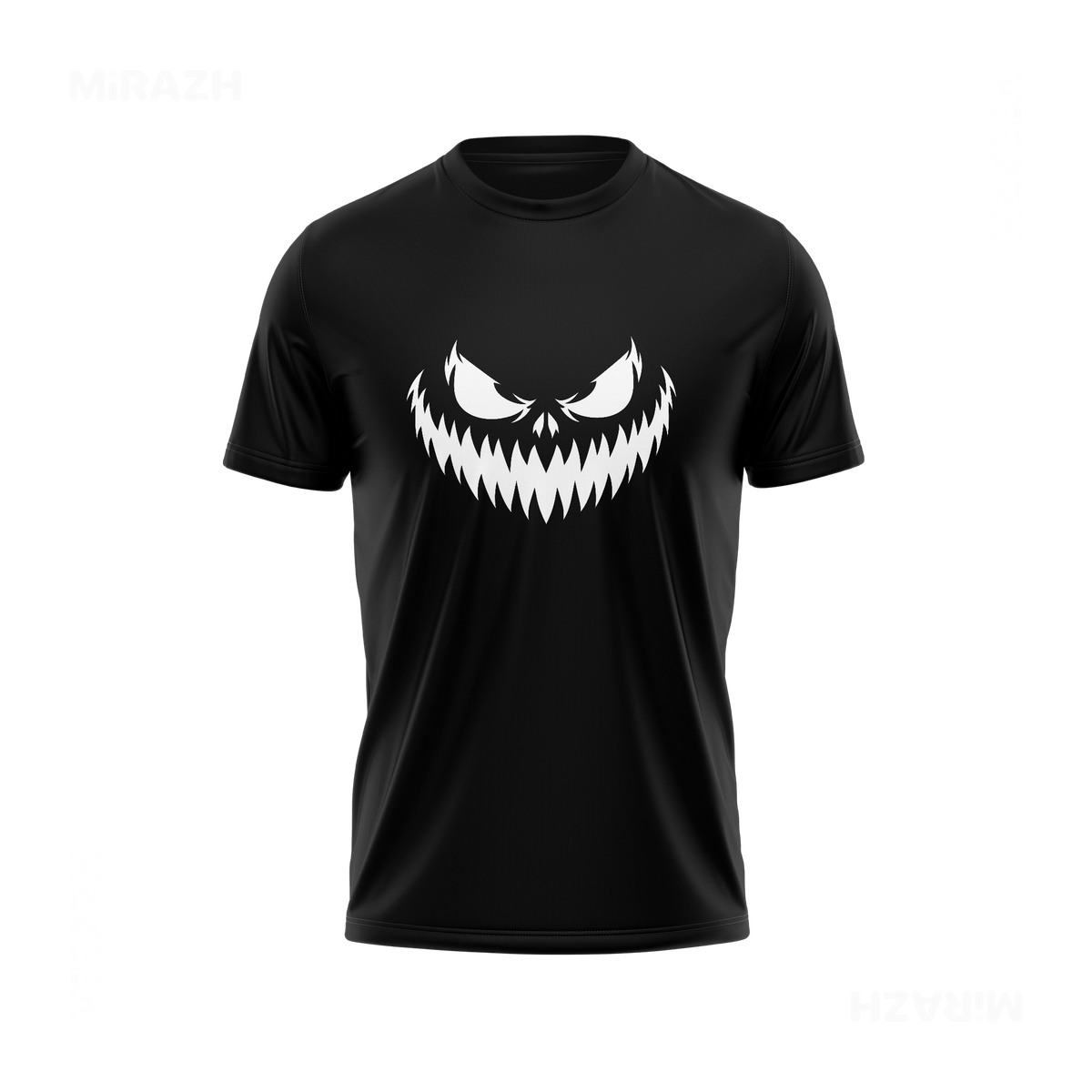 WickedJackOLantern Adult T Shirt 01 Black
