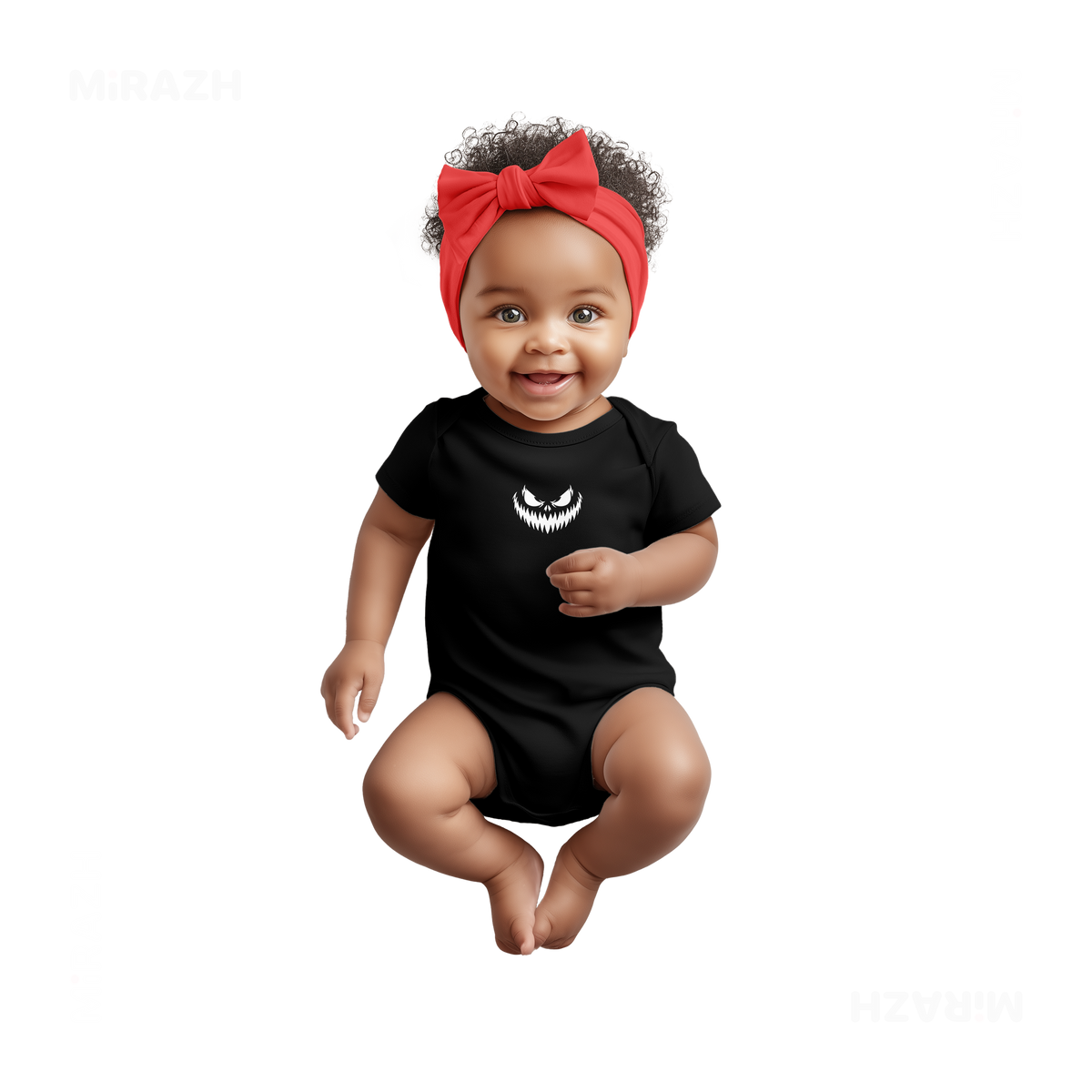 WickedJackOLantern Baby Onesies 04 Black
