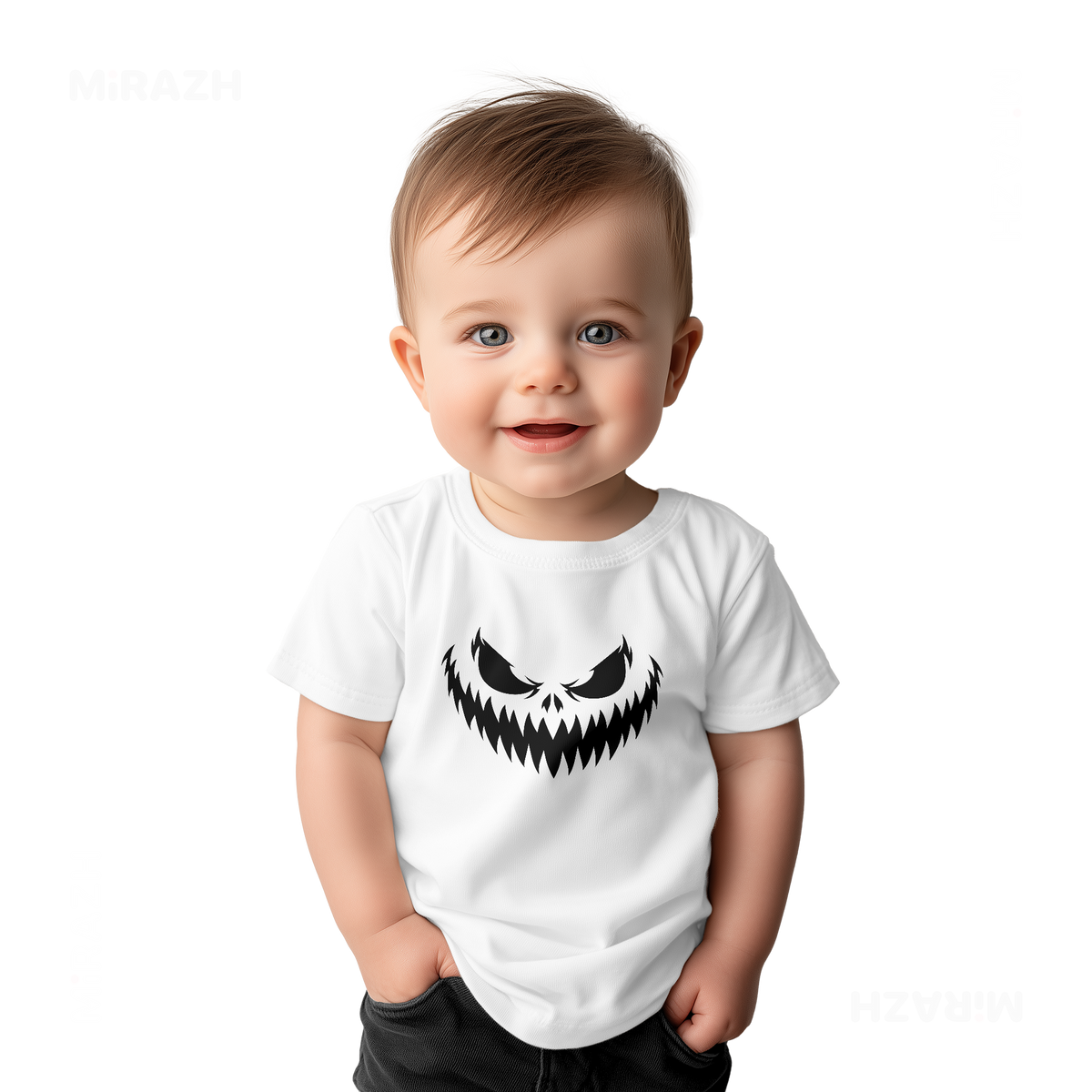 WickedJackOLantern Baby T Shirt 03 White