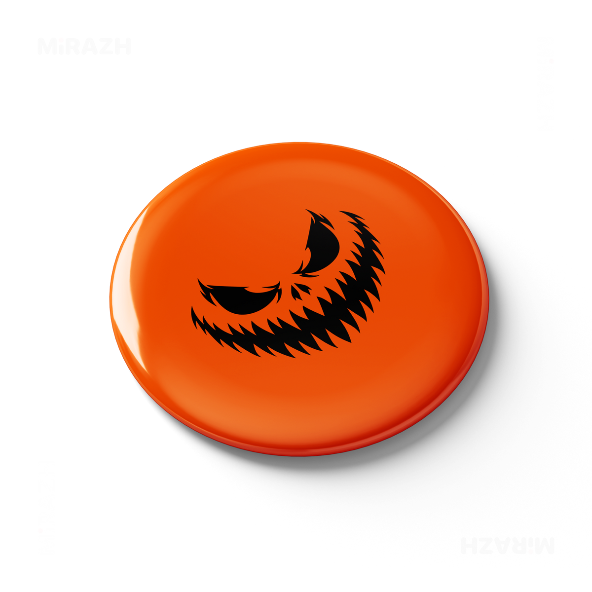 WickedJackOLantern Button Magnet 03 Round