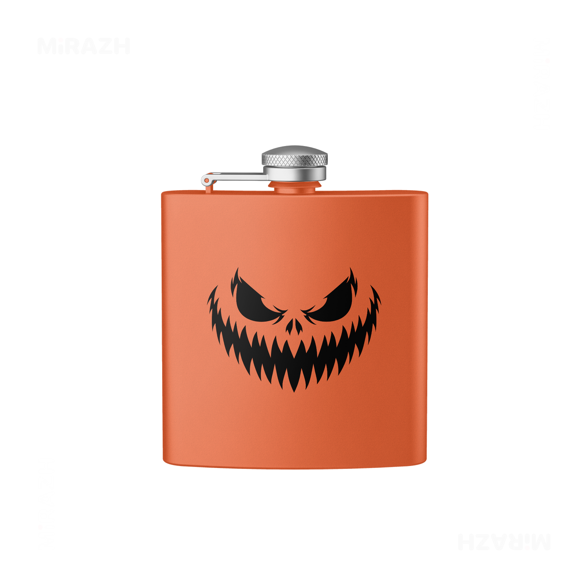 WickedJackOLantern Hip Flasks 01 Orange