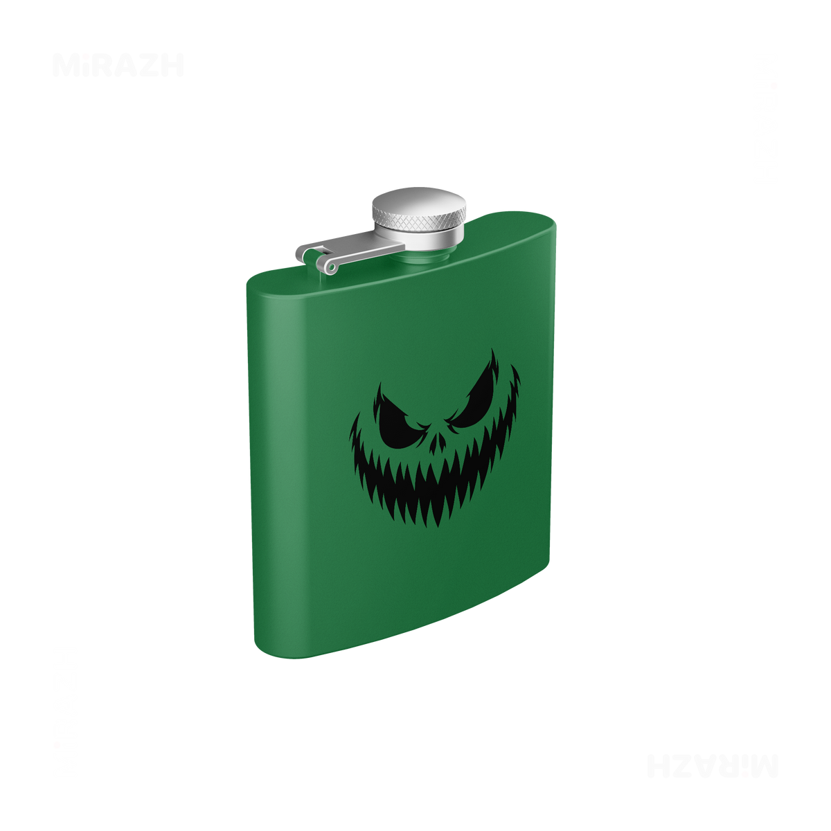 WickedJackOLantern Hip Flasks 03 Green