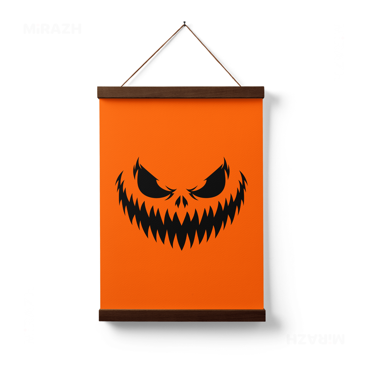 WickedJackOLantern Magnetic Hanger Poster 01 Dark Wood