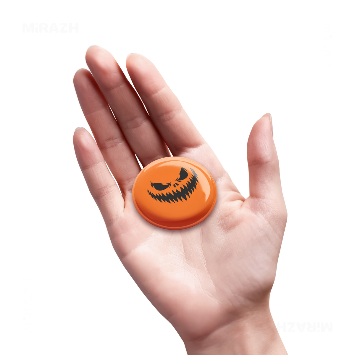WickedJackOLantern Pin Buttons 04 Round