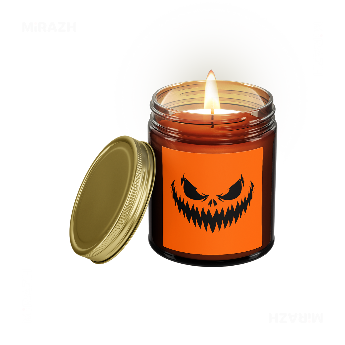 WickedJackOLantern Scented Candle 01 Amber