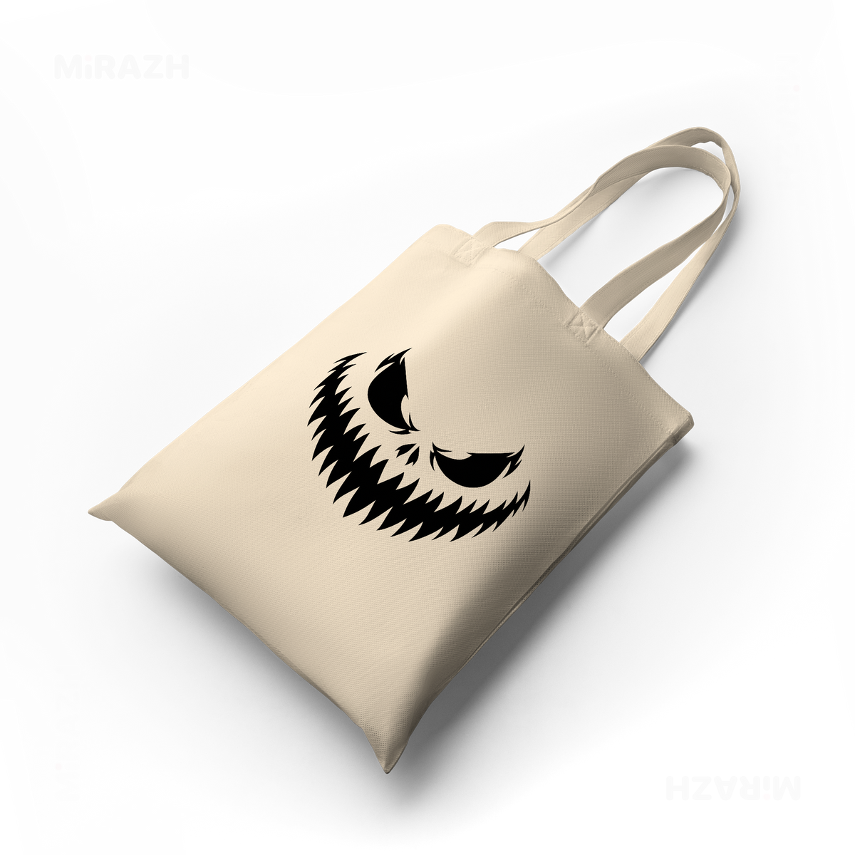 WickedJackOLantern Tote Bags 04 Natural