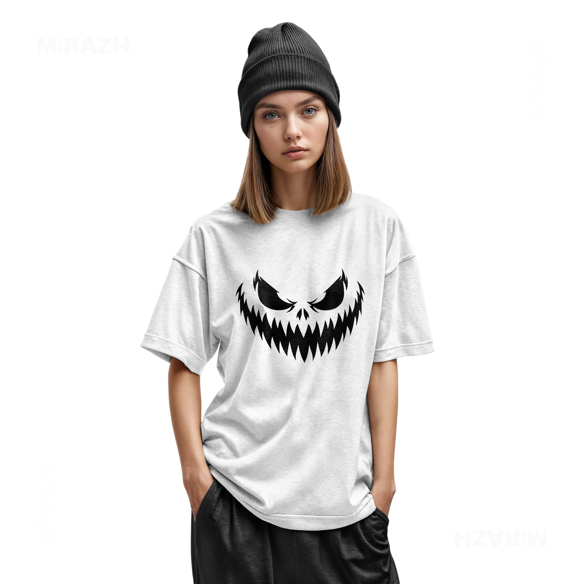 WickedJackOLantern Youth T Shirt 02 White