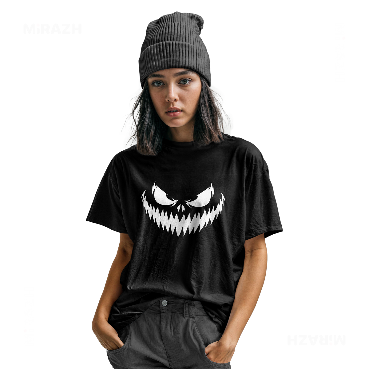 WickedJackOLantern Youth T Shirt 04 Black