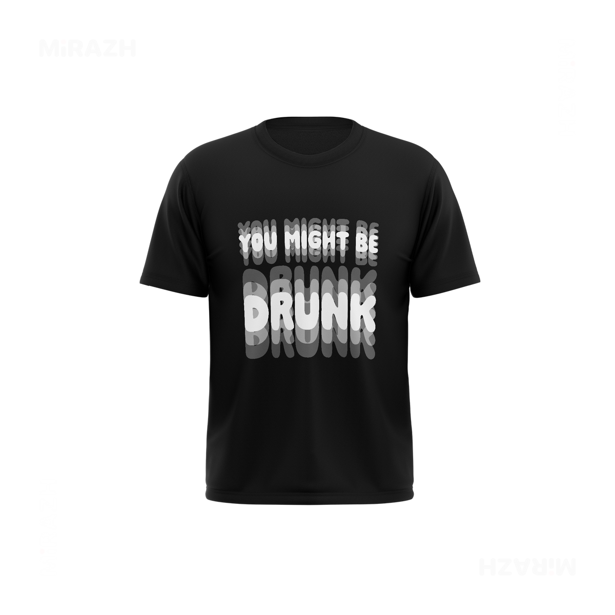 YouMightBeDrunk Couple T Shirt 03 Black