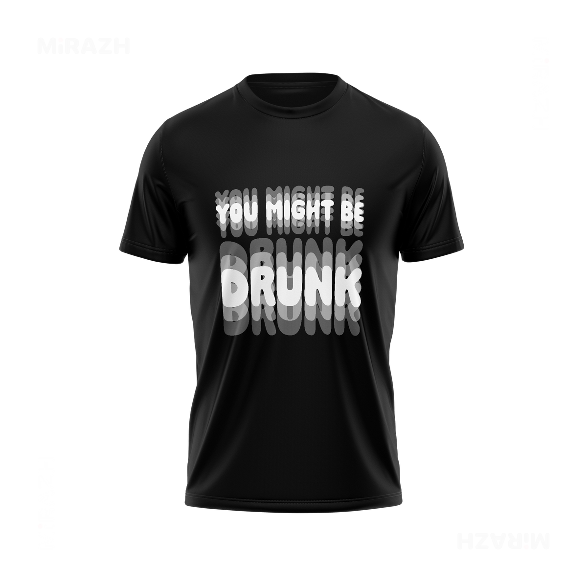 YouMightBeDrunk Couple T Shirt 04 Black
