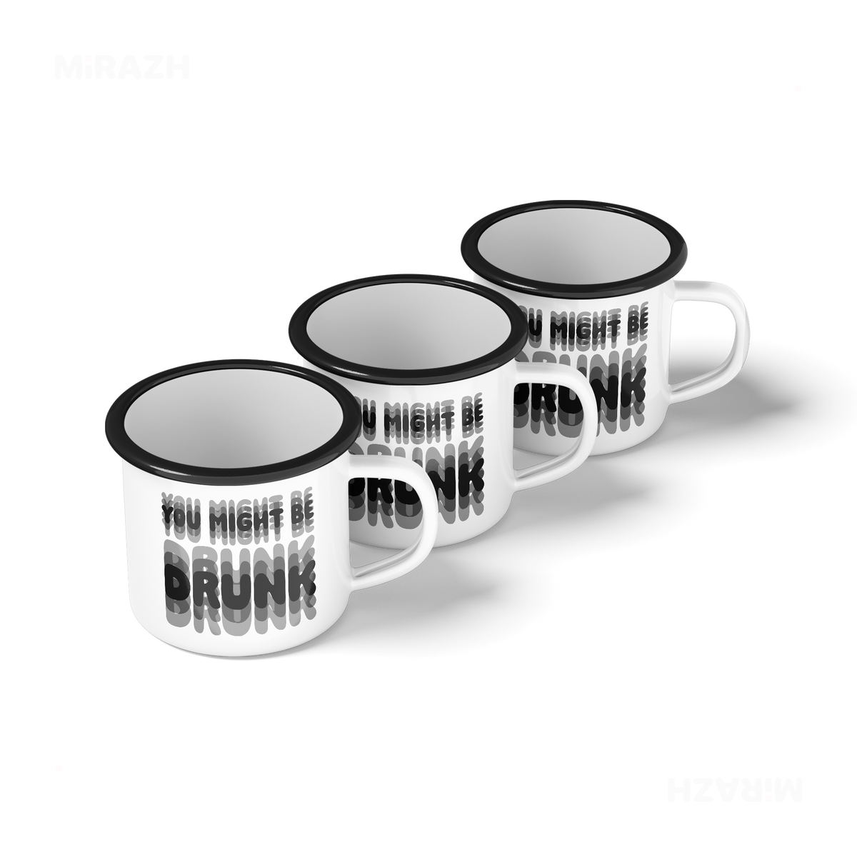 YouMightBeDrunk Enamel Camping Mug 05