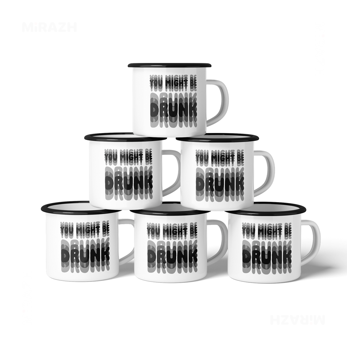 YouMightBeDrunk Enamel Camping Mug 06