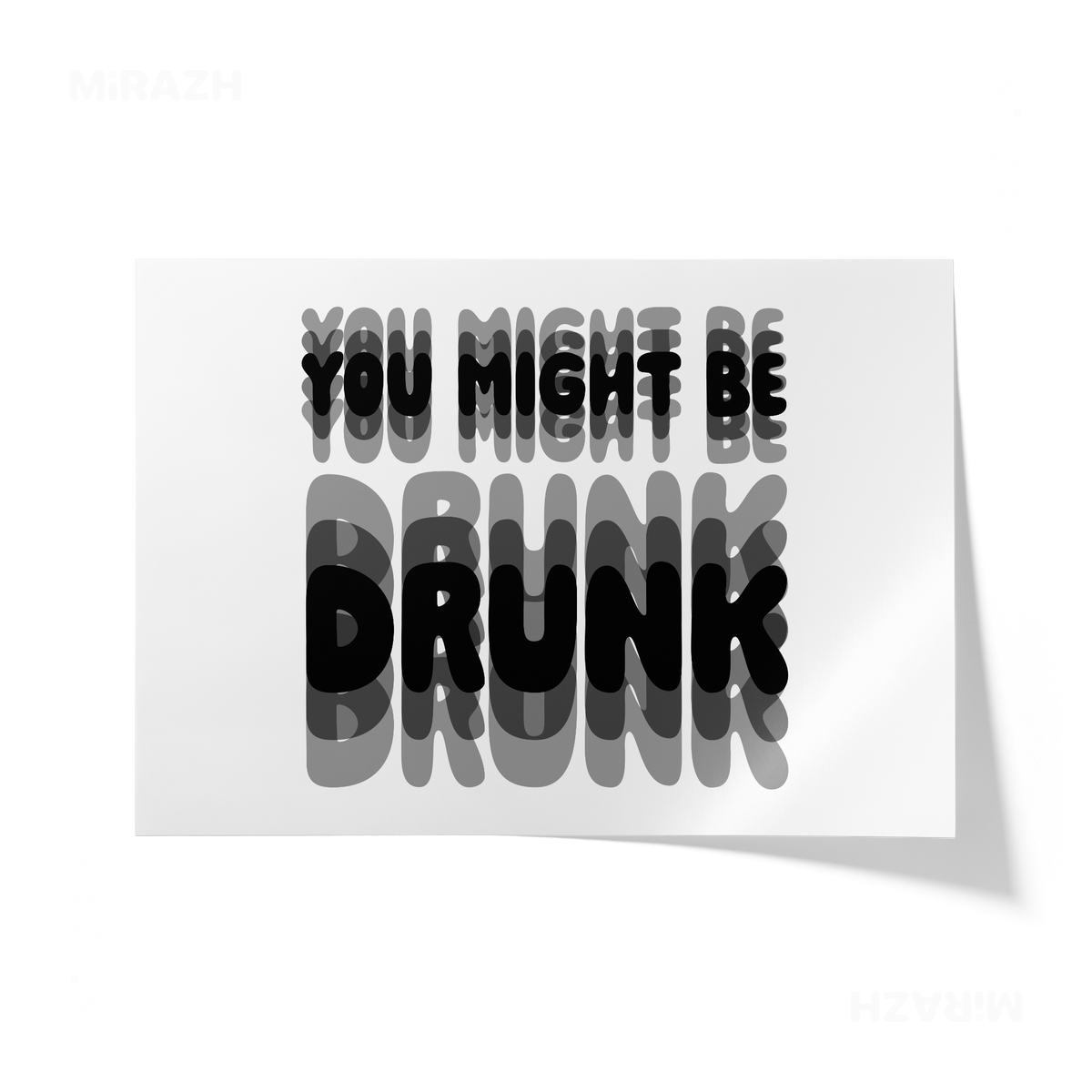 YouMightBeDrunk Giclee Print 03