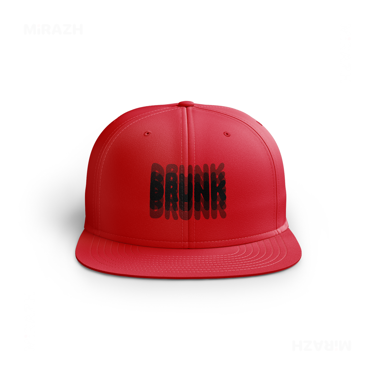 YouMightBeDrunk Snapback Caps 01 Red DTF