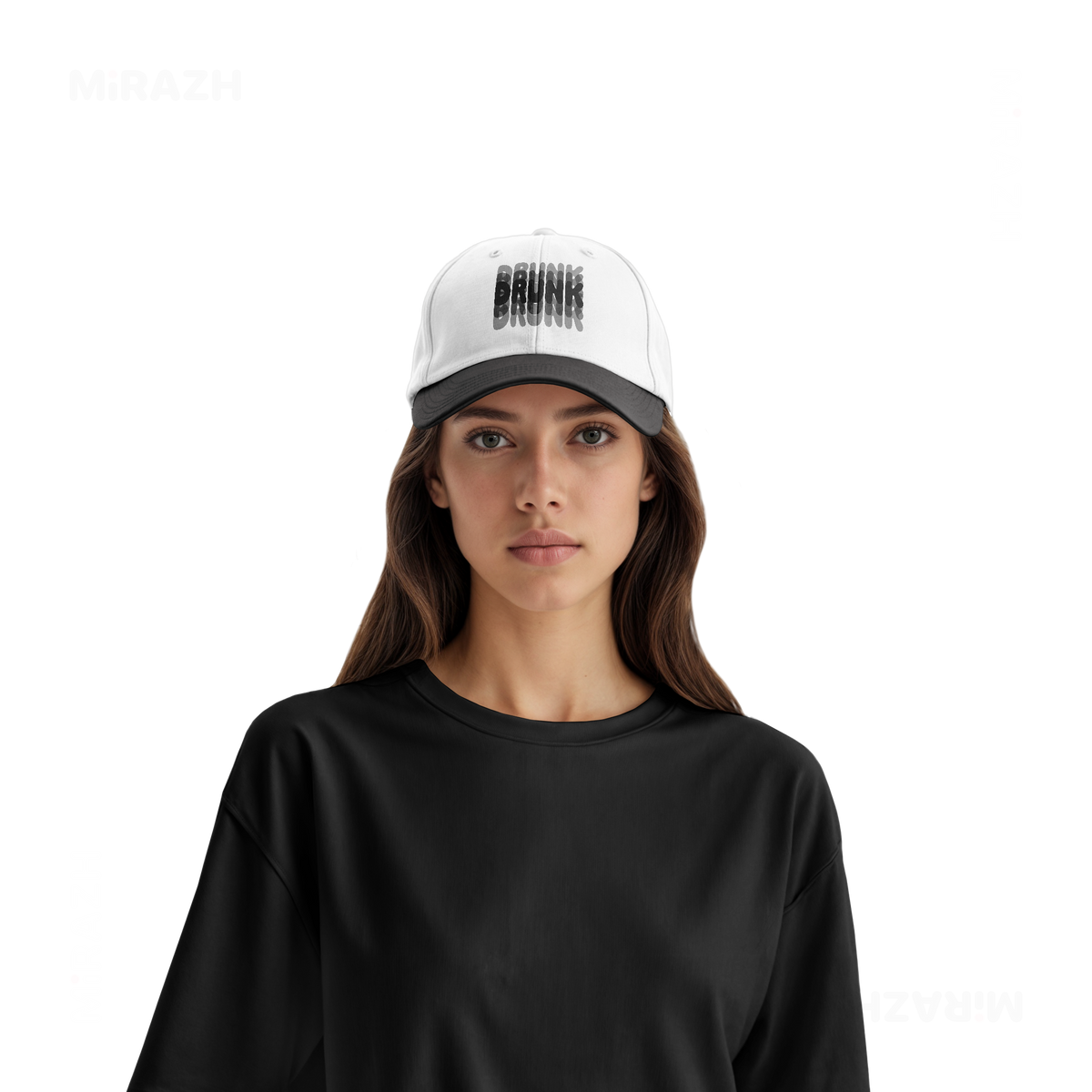 YouMightBeDrunk Snapback Caps 07 White Black DTF