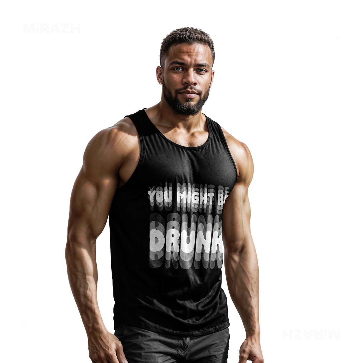 YouMightBeDrunk Tank Tops 02 Black
