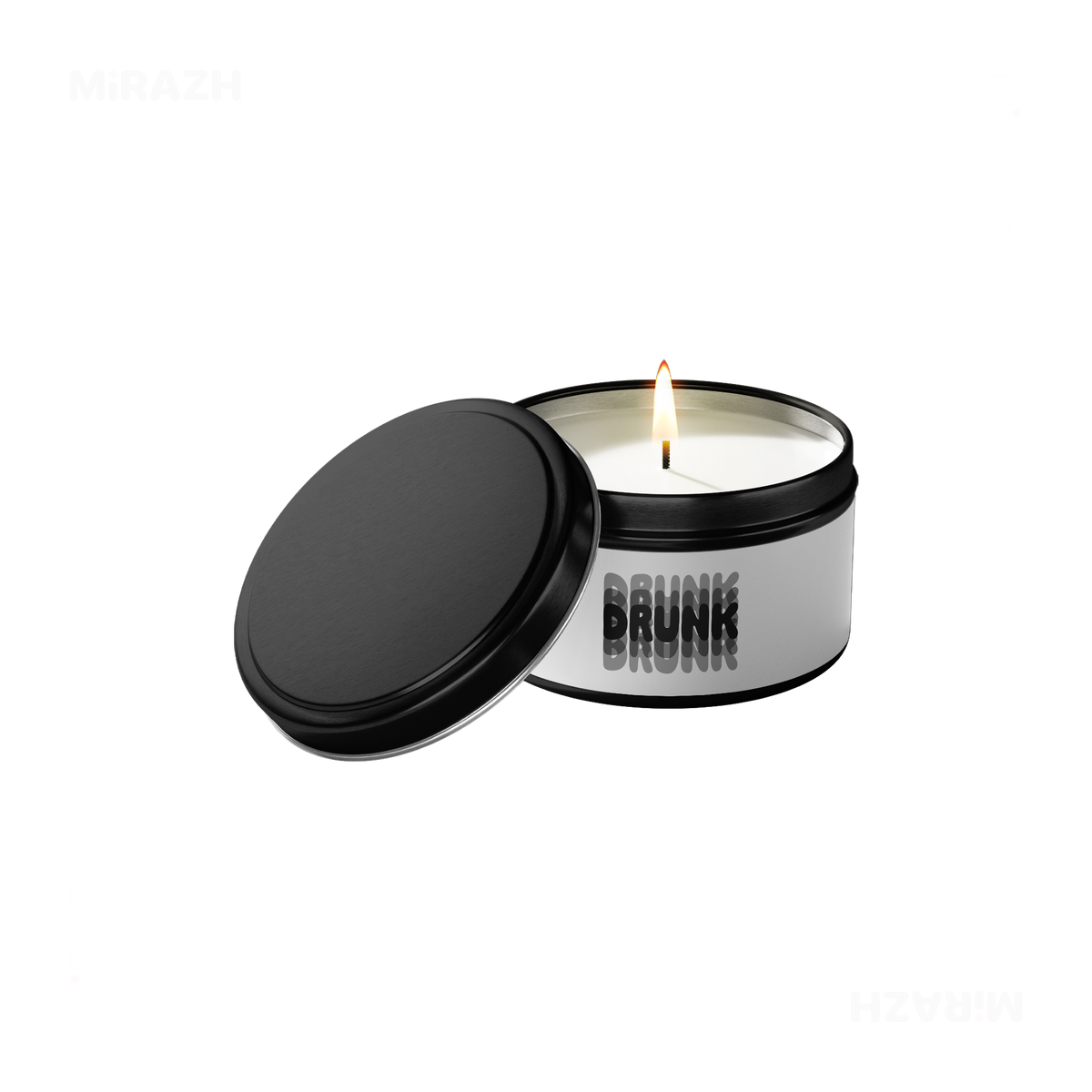 YouMightBeDrunk Tin Candle 01 Black
