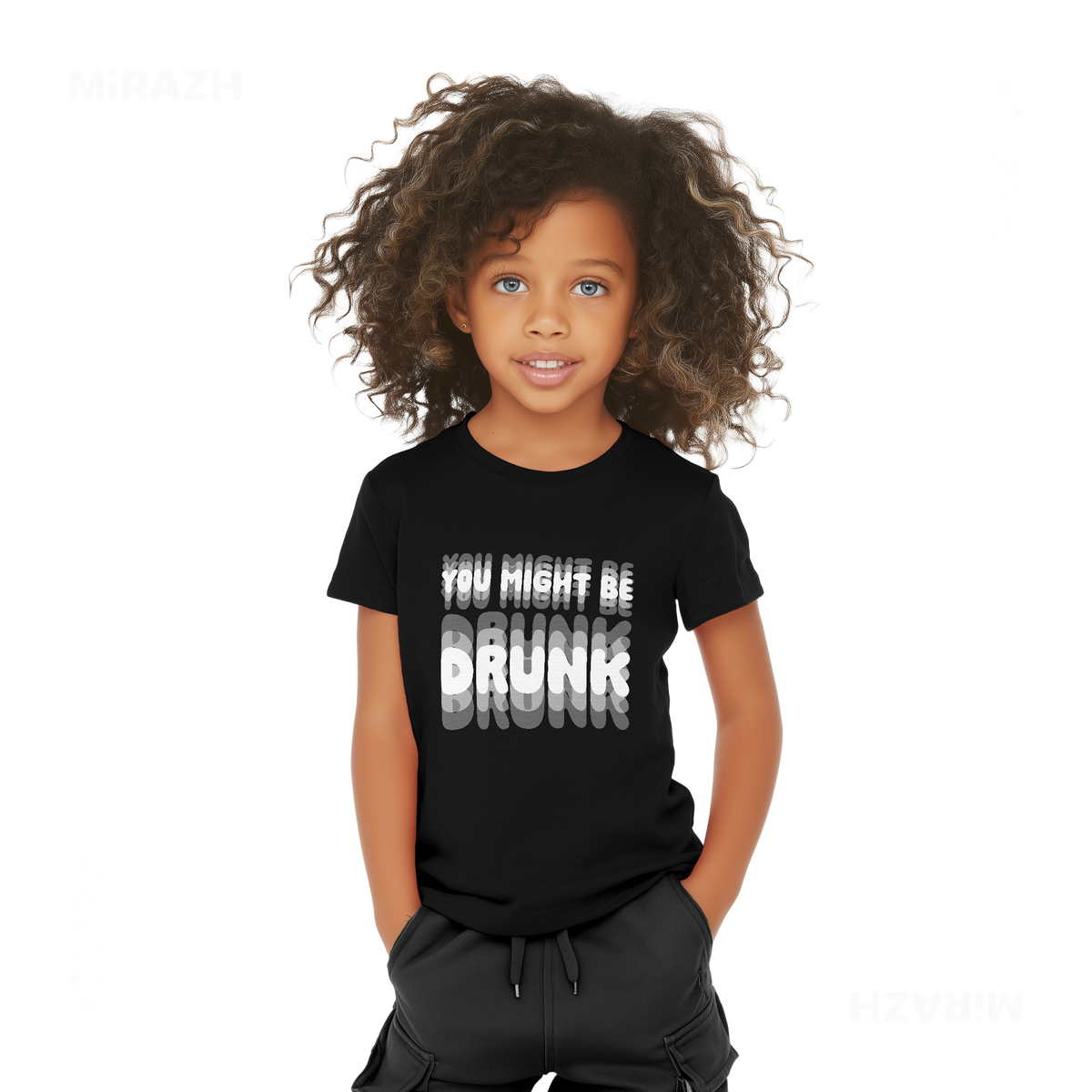 YouMightBeDrunk Toddler T Shirt 04 Black