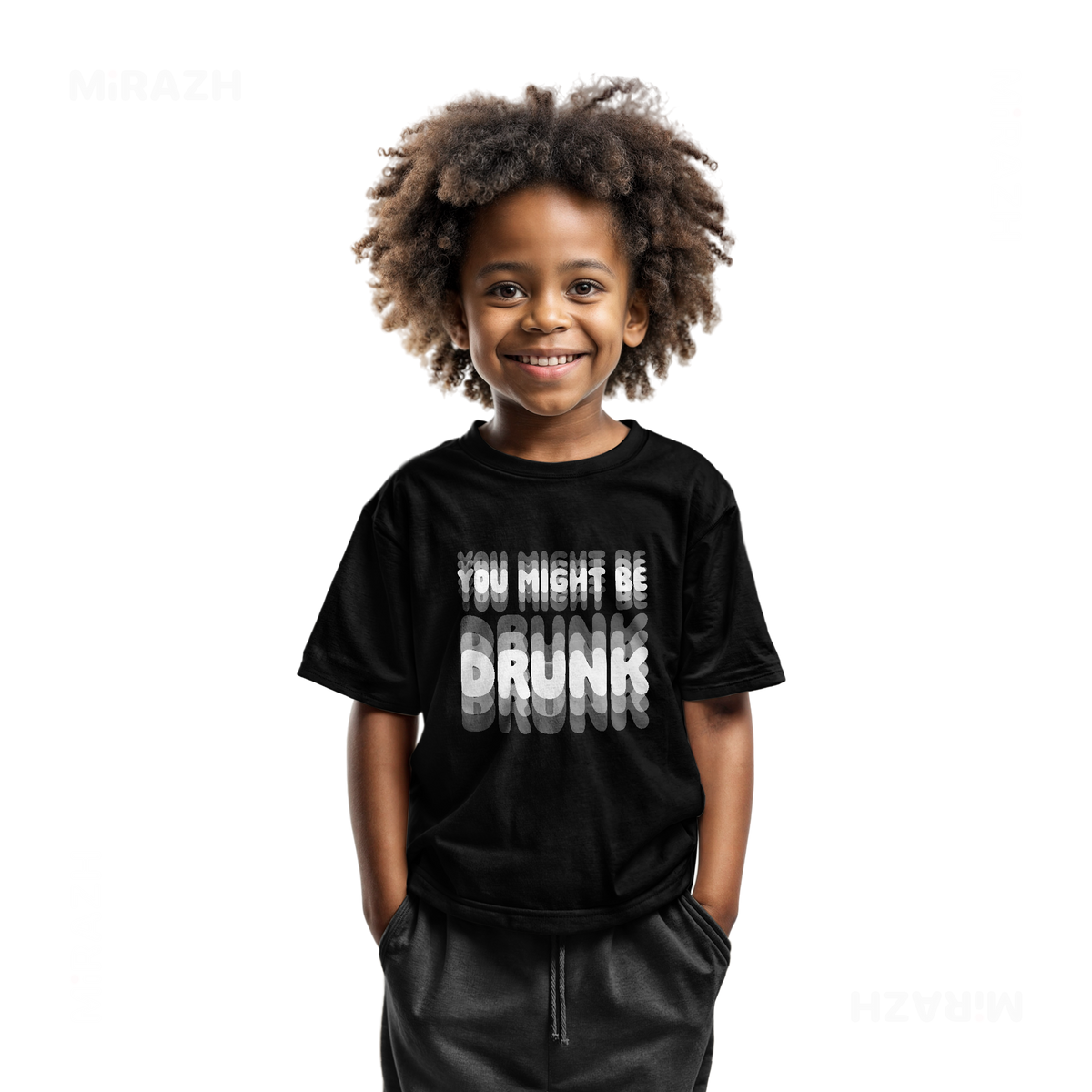 YouMightBeDrunk Toddler T Shirt 05 Black