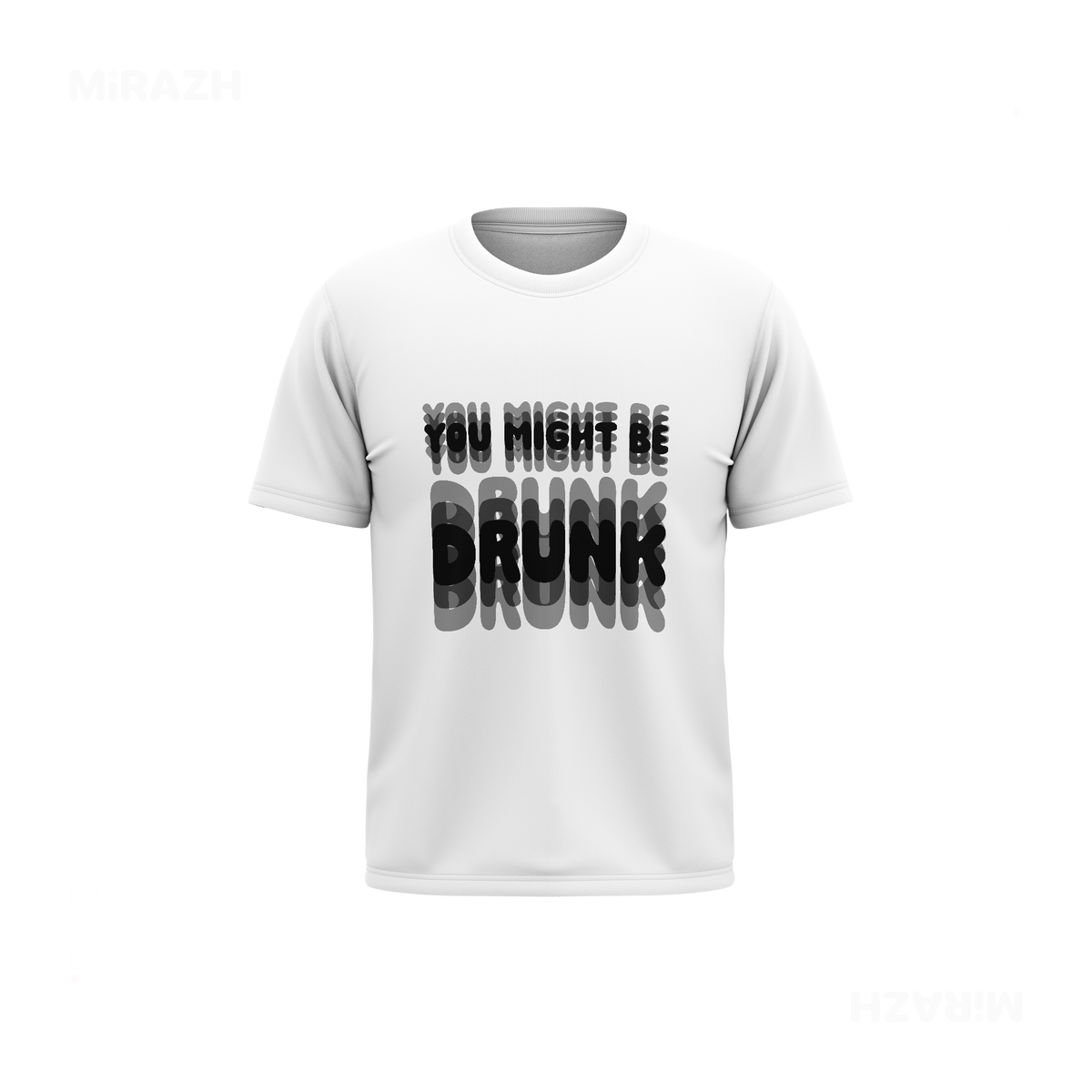 YouMightBeDrunk Youth T Shirt 01 White