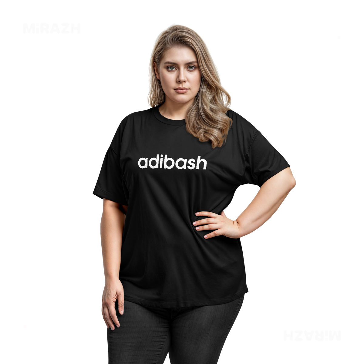 adibash Adult T Shirt 03 Black