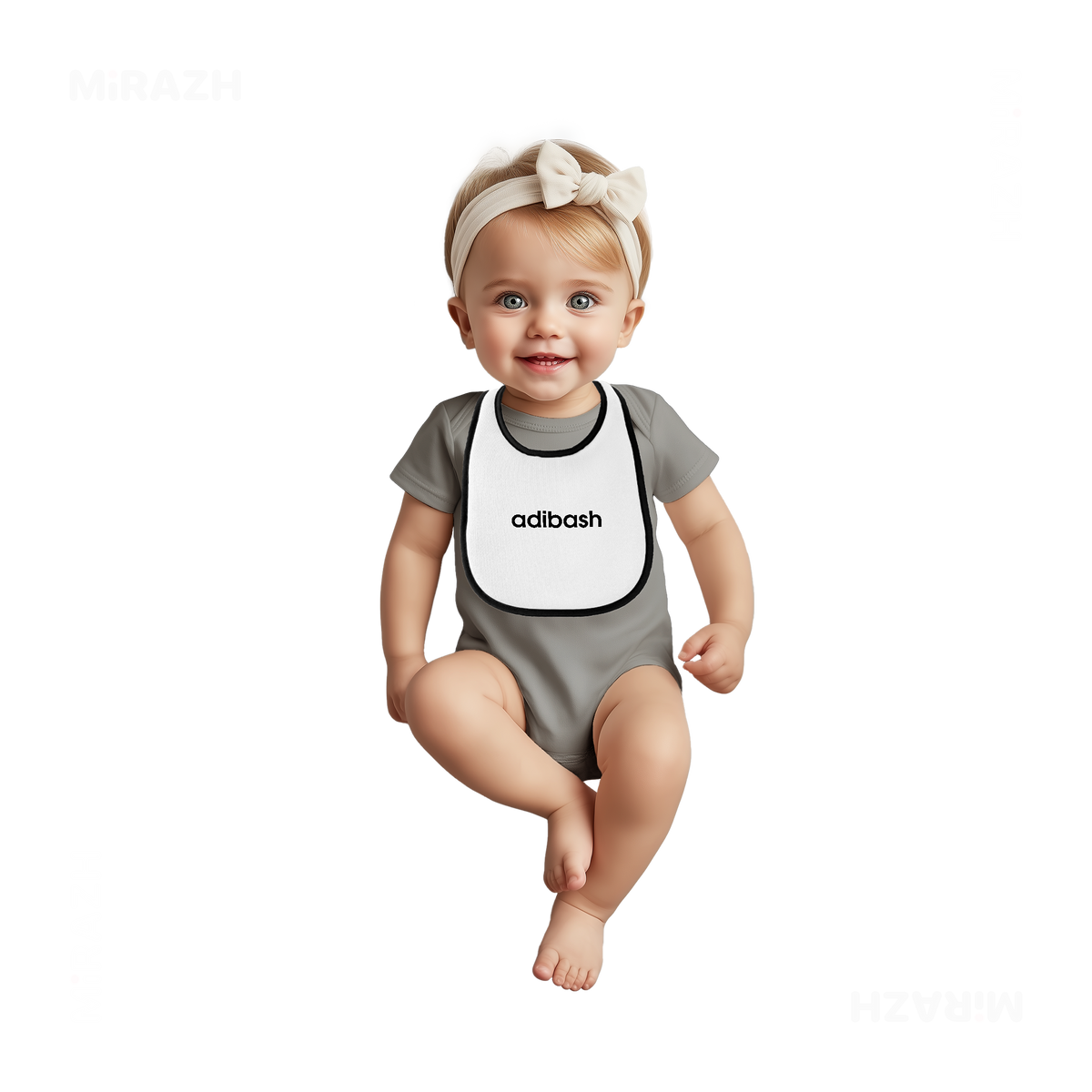 adibash Baby Bibs 02 White Black
