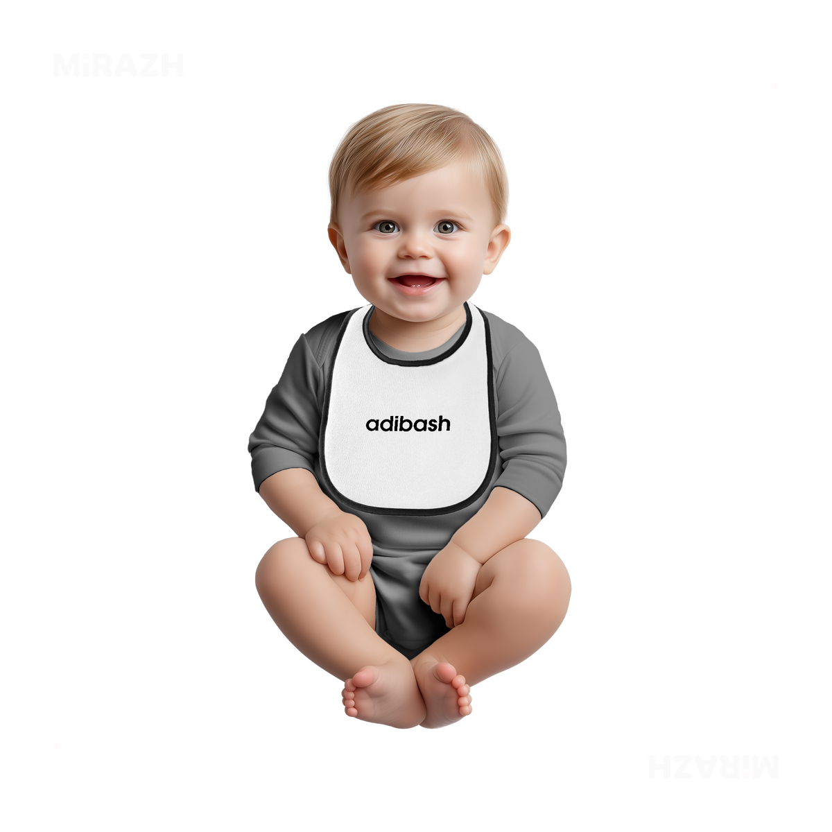 adibash Baby Bibs 03 White Black