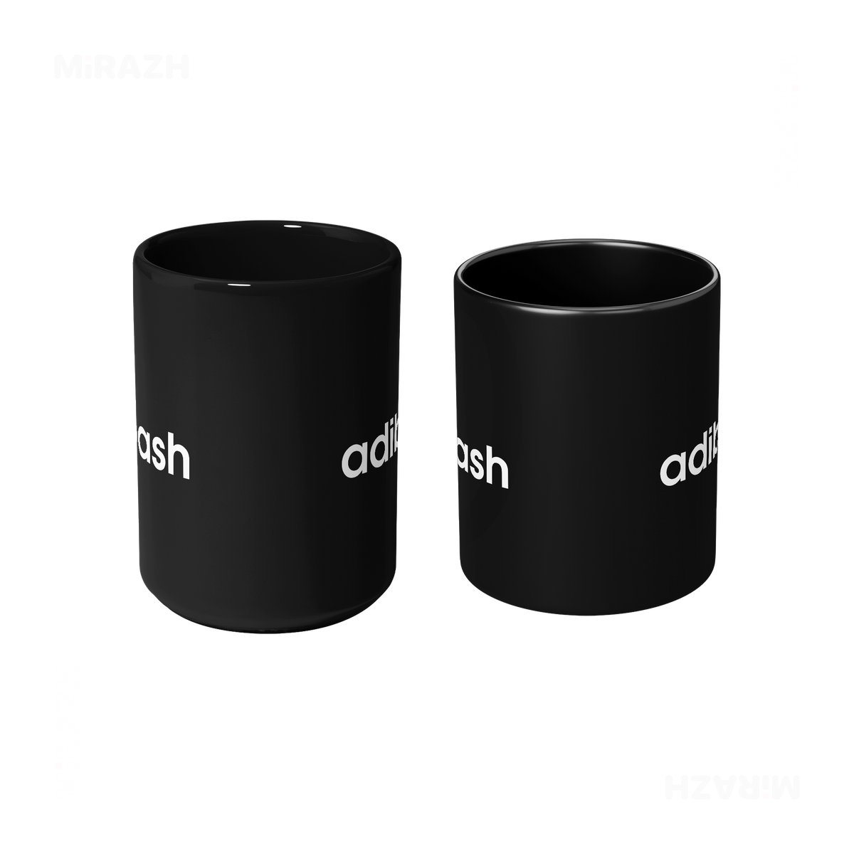 adibash Ceramic Mug 09 Black