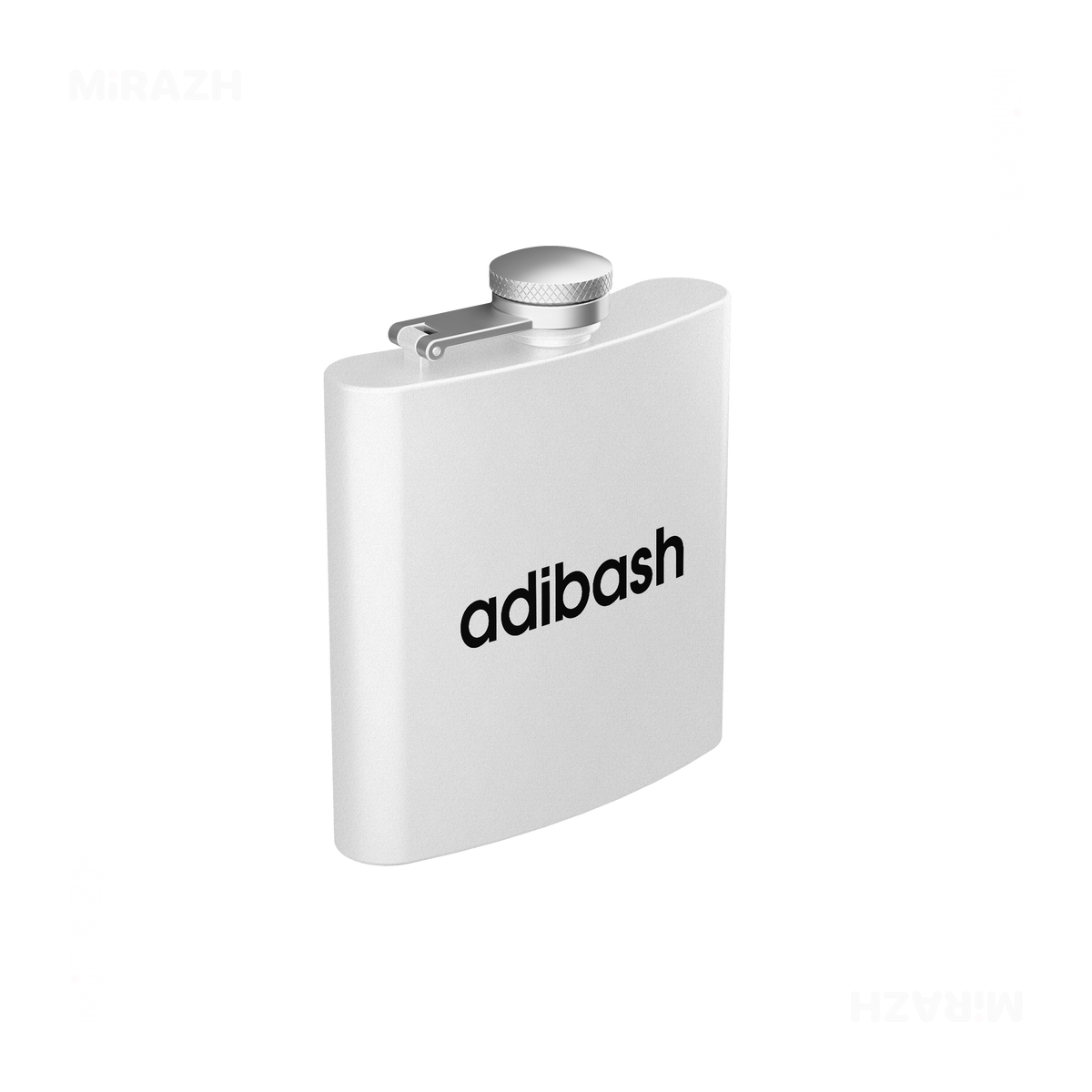 adibash Hip Flasks 03 White