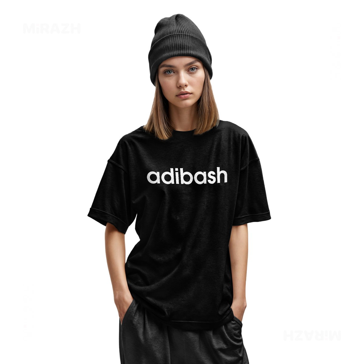 adibash Youth T Shirt 02 Black