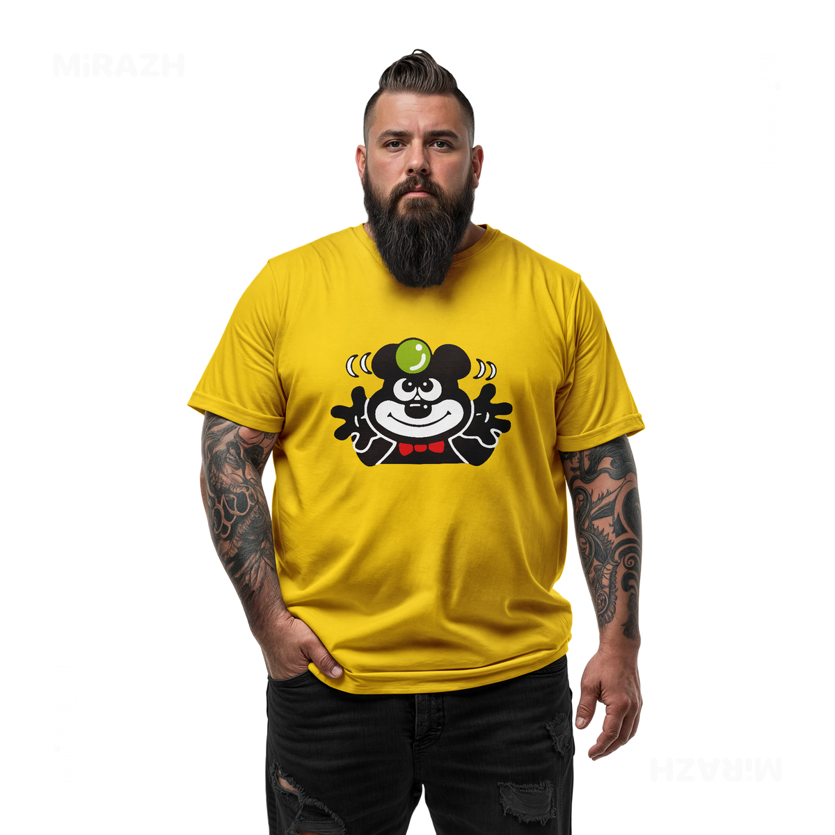 AdamsKhersiBlueberry Adult T Shirt 05 Yellow