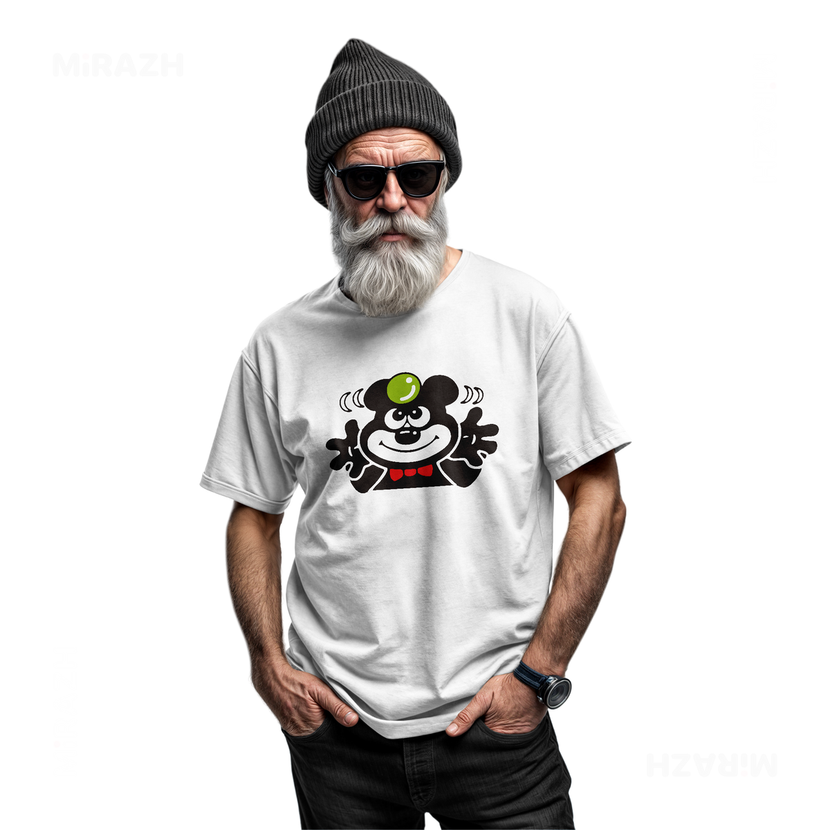 AdamsKhersiBlueberry Adult T Shirt 06 White